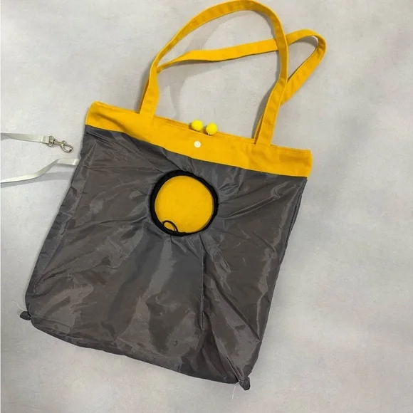 Yellow Pet Canvas Shoulder Carry Bag - Picture 3 of 4